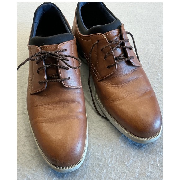 Johnston & Murphy XC4 Prentiss Waterproof Leather Shoes 9.5M Brown Hybrid Derby main image 14